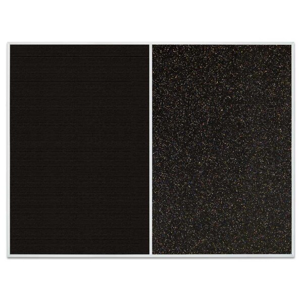 Sliding Door Indoor Enclosed Corkboard, 9